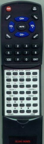 CARVER HTR8851 Replacement Remote