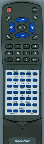 COBY RTCSMP155 Replacement Remote