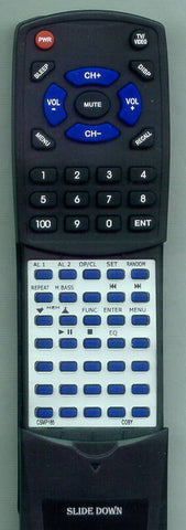 COBY RTCSMP165 Replacement Remote