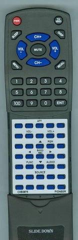 PIONEER DEHP9200R Replacement Remote