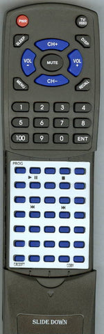 COBY RTCXCD377 Replacement Remote