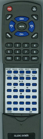 COBY RTCXCD420 Replacement Remote