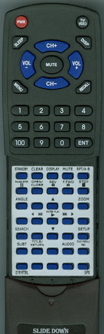GPX D1816TSIL Replacement Remote