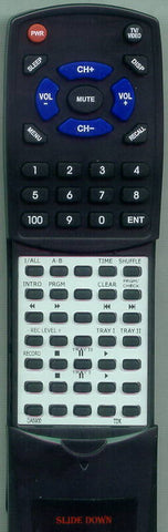 TDK DA5900 Replacement Remote