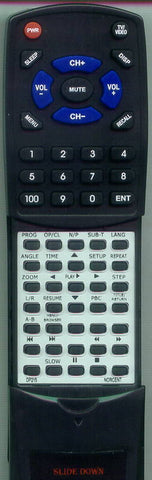 NORCENT RTDP215 Replacement Remote