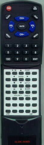 COBY RTDP767 Replacement Remote