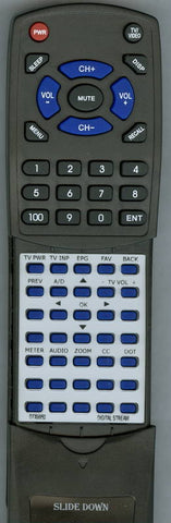 DIGITAL STREAM RTDTX9950 Replacement Remote