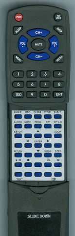 COBY RTDVD417 Replacement Remote