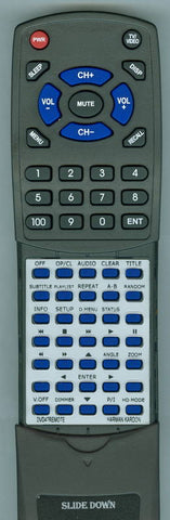 HARMANKARDON DVD47REMOTE Replacement Remote