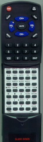 COBY RTDVD505 Replacement Remote