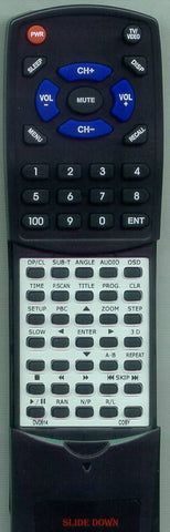 COBY RTDVD514 Replacement Remote