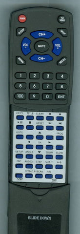 COBY RTDVD657 Replacement Remote