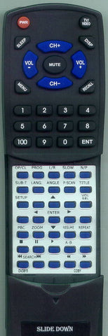 COBY RTDVD815 Replacement Remote
