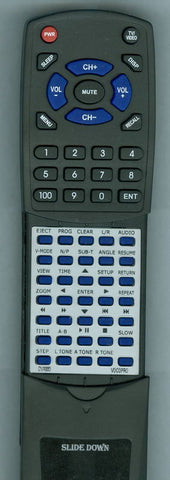 VOCOPRO DVX-668K Replacement Remote