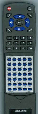 SCEPTRE RTE243BDFHD Replacement Remote