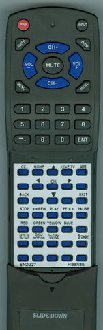 HISENSE RTEN2G27 Replacement Remote