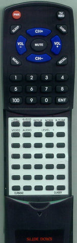 PANASONIC EUR64341 Replacement Remote