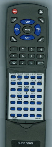 PANASONIC EUR648251 Replacement Remote