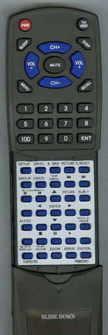 PANASONIC DVD-S35 Replacement Remote