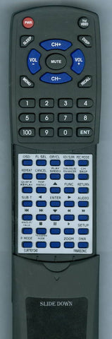 PANASONIC DVDS43 Replacement Remote
