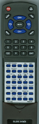 PANASONIC EUR7710020 Replacement Remote