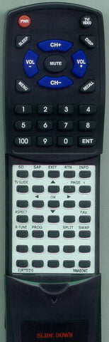 PANASONIC TH42PX600U Replacement Remote