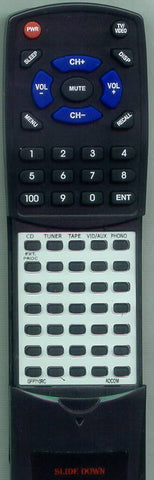 ADCOM RTGFP710RC Replacement Remote