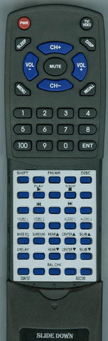 ADCOM GSA700RC Replacement Remote