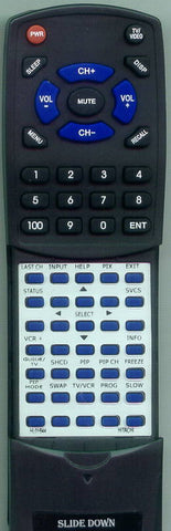 HITACHI 53SBX10B Replacement Remote