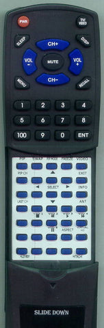 HITACHI 46F500 Replacement Remote