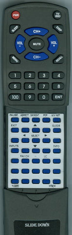 HITACHI 60VX915 Replacement Remote