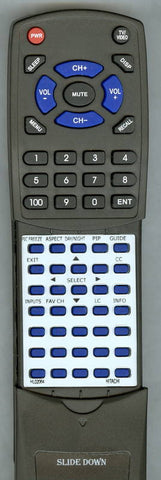 HITACHI 60VS810A Replacement Remote