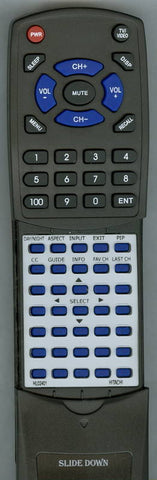 HITACHI P50T501 Replacement Remote