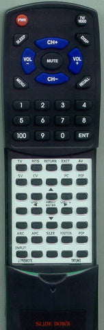 TATUNG L17UCTTU22 Replacement Remote