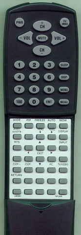 TATUNG V17AFTW Replacement Remote