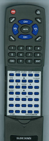 CURTISINTER LCD2687A Replacement Remote