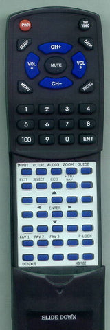 HISENSE LHD3206US Replacement Remote