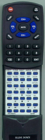 NEXTAR MP301REMOTE Replacement Remote