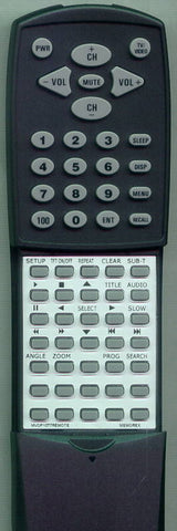 MEMOREX MVDP1077 Replacement Remote