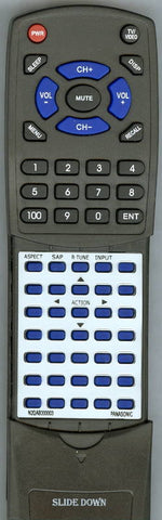PANASONIC TY42TM6MA Replacement Remote