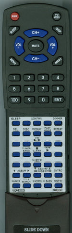 PANASONIC N2QAYB000029 Replacement Remote