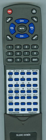 PANASONIC TH50PZ750U Replacement Remote