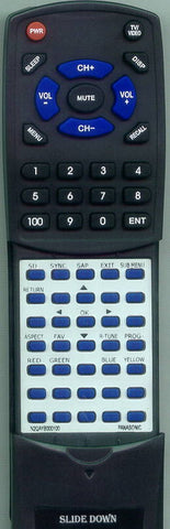 PANASONIC TH42PZ77U Replacement Remote