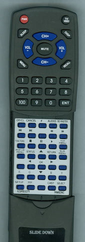 PANASONIC DMP-BD605 Replacement Remote