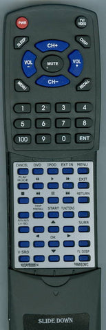 PANASONIC RTN2QAYB000514 Replacement Remote