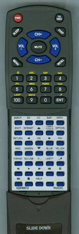 PANASONICINSER TCL47WT50 Replacement Remote