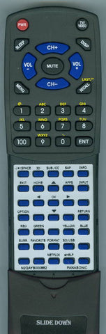 PANASONICINSER TCP65VT60 Replacement Remote