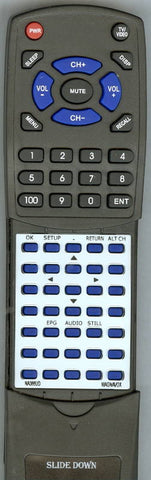 MAGNAVOX NA386UD Replacement Remote