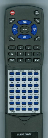 PHILIPS DVP3345VB/F7 Replacement Remote