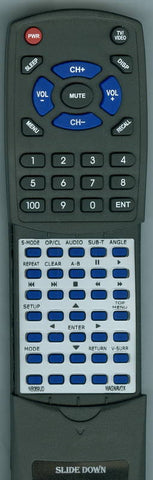 MAGNAVOX MWD200E Replacement Remote